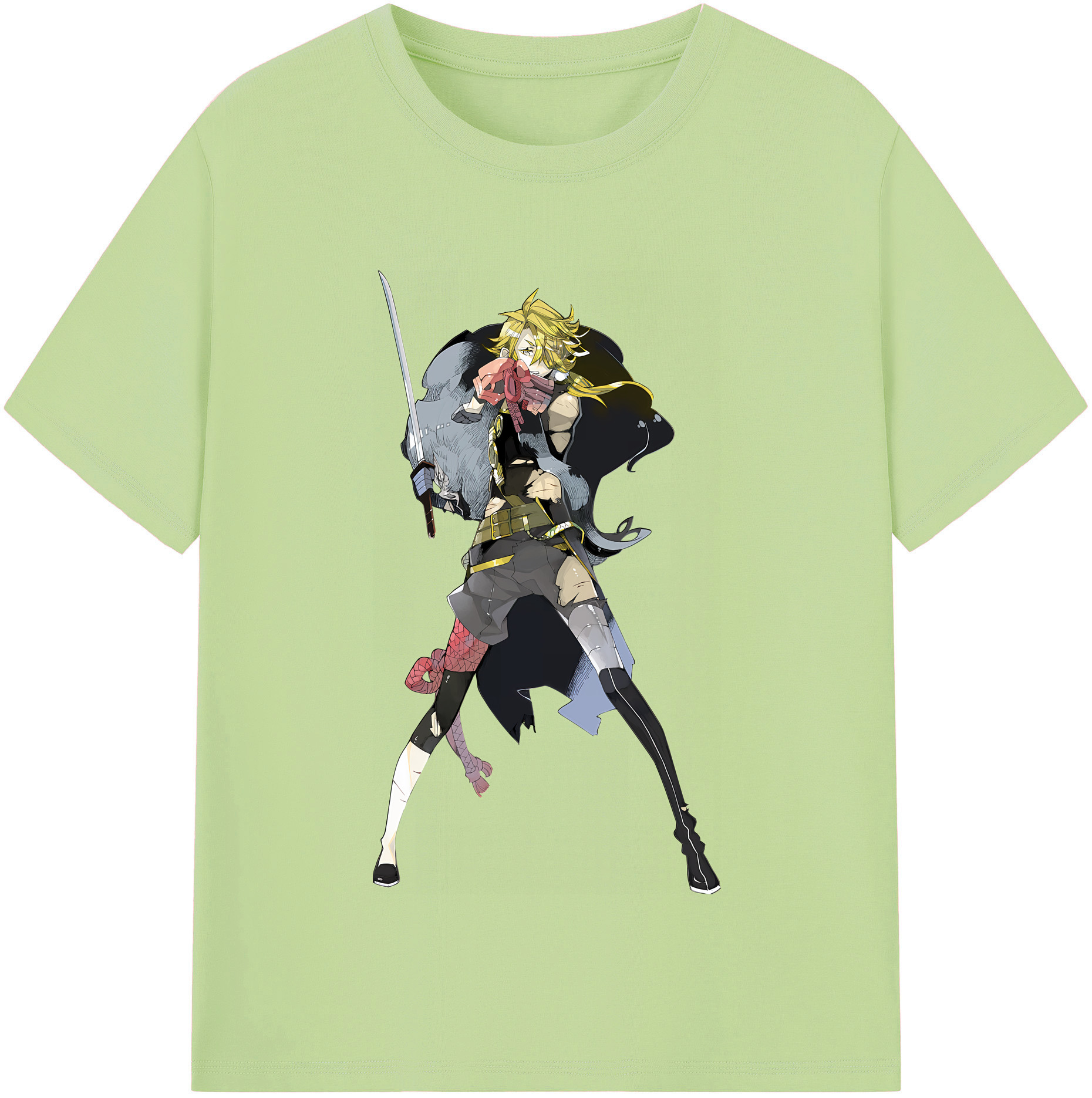 （画像用） 刀剣乱舞 Touken Ranbu 綿100％半袖Tシャツ（フロントプリント）
